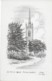 SKETCH OF ST. MICHAELS CHURCH, BISHOPS STORTFORD, HERTFORDSHIRE, ENGLAND. UNUSED POSTCARD Pv4 - Hertfordshire