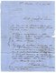 Allanche 1864 Nach Paris, Brief Mit Inhalt - 1863-1870 Napoléon III Lauré