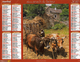 Calendrier Almanach La Poste PTT 2010. Attelage De Boeufs Fermiers Tracteurs - Grand Format : 2001-...