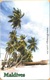 Maldives - MAL-C-28B, Palmtrees, Trees, Seaside. Boat, 1/04, Used As Scan - Maldiven