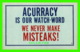 HUMOURS, COMICS - ACURRACY IS OUR WATCH-WORD, WE NEVER MAKE MISTEAKS ! - CHUCKLE CARDS - - Humour