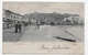 (RECTO / VERSO) DOVER EN 1903 - THE ESPLANADE WITH PEOPLE - PETIT PLI ANGLE HAUT - BEAU TIMBRE ET CACHET - CPA VOYAGEE - Dover