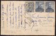 1952. TARJETA POSTAL. CÁDIZ A CU BA. 2 PTAS. (2 EJEMPLARES) SAN FRANCISCO JAVIER Y 50 CTS. GENERAL FRANCO. - Cartas & Documentos