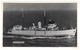 H M S Plover - Coastal Minelayer - Real Photo - R A Fisk - 1950's - Warships