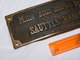 Delcampe - RARE PLAQUE MINE SOUS MARINE  TYPE H 5 P  Par SAUTTER HARLE  Paris  #.2 - Armes Neutralisées