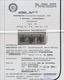 Österreich: 1850, 2 Kr Tiefschwarz, Handpapier, Type Ib, Waagerechter Dreierstreifen Mit 4,5 Mm Ober - Andere & Zonder Classificatie