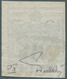 Österreich: 1850, 9 Kreuzer Dunkelblau, Handpapier Type II C, Mit Großer Druckauslassung Der Linken - Other & Unclassified