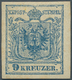 Österreich: 1850, 9 Kr Lebhaftblau, Type IIIb Auf Maschinenpapier In Ungebrauchter Ausnahmeerhaltung - Autres & Non Classés