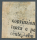 Österreich: 1858, (1,05 Kreuzer/Soldi) Blau Zeitungsmarke, Type I, Allseits Breit- Bis überrandig, G - Sonstige & Ohne Zuordnung