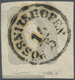 Österreich: 1861, (1,05 Kreuzer) Hellgrau Zeitungsmarke, Rechtes Unteres Eckrandstück (5,5 : 5 Mm), - Altri & Non Classificati