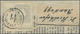 Österreich: 1861, (1,05 Kreuzer) Hellgrau Zeitungsmarke, Linkes Unteres Eckrandstück (11,5 : 9 Mm), - Other & Unclassified