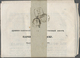 Österreich: 1861, (1,05 Kreuzer) Grauviolett Zeitungsmarke, Allseits Breitrandig, übergehend Entwert - Other & Unclassified