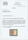 Österreich: 1919/1920, Freimarken, 15 H. Als Farbprobe In Dunkelrotlila Auf Gelblichem Papier Und Mi - Sonstige & Ohne Zuordnung