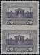 Delcampe - Österreich: 1919, Freimarken "Parlamentsgebäude", Zusammenstellung Von 44 Teilgezähnten Einheiten Mi - Other & Unclassified