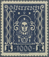 Österreich: 1922, Freimarken "Frauenkopf", 1000 Kr. Schwarzblauviolett, Gez. 11½, Postfrisch, Signie - Sonstige & Ohne Zuordnung