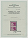 Österreich: 1926, Flugpost, 15 Gr. Rötlichlila, Senkrechtes Paar Mit Abart "mittig Ungezähnt", Postf - Autres & Non Classés