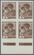 Delcampe - Österreich: 1934, Freimarken Trachten, 1 Gr. Bis 1 Sch., 15 Verschiedene Werte Je In Rand-4er-Blocks - Other & Unclassified