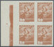 Delcampe - Österreich: 1934, Freimarken Trachten, 1 Gr. Bis 1 Sch., 15 Verschiedene Werte Je In Rand-4er-Blocks - Autres & Non Classés