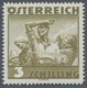 Delcampe - Österreich: 1934, Freimarken "Trachten", 3 Sch. "Ländliche Arbeit", Zehn Gezähnte Offsetdruck-Probed - Sonstige & Ohne Zuordnung