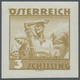 Delcampe - Österreich: 1934, Freimarken "Trachten", 3 Sch. "Ländliche Arbeit", Sechs Ungezähnte Offsetdruck-Pro - Sonstige & Ohne Zuordnung