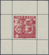 Österreich: 1934, Freimarken "Trachten", 5 Sch. "Städtische Arbeit", Drei Gezähnte Offsetdruck-Probe - Other & Unclassified