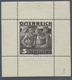 Österreich: 1934, Freimarken "Trachten", 5 Sch. "Städtische Arbeit", Sieben Gezähnte Buchdruck-Probe - Other & Unclassified