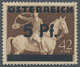 Österreich: 1945, AUFDRUCKPROBE ZUR 2. WIENER AUSHILFSAUSGABE, Aufdruck "ÖSTERREICH / 5 Pf. / Balken - Other & Unclassified
