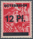 Österreich: 1945, AUFDRUCKPROBE ZUR 2. WIENER AUSHILFSAUSGABE, Aufdruck "ÖSTERREICH / 12 Pf. / Balke - Other & Unclassified