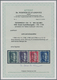 Delcampe - Österreich: 1945, Grazer Aufdruck, 1 RM Bis 5 RM, Komplette Serie Mit Fettem Aufdruck, Postfrisch, U - Sonstige & Ohne Zuordnung