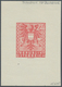 Österreich: 1945, Freimarken "Wappen, 24 Pfg. Als Probedruck In Orangerot, Ungezähnter Einzelabzug A - Autres & Non Classés