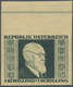 Österreich: 1946, Renner Geschnitten, 3 Sch. + 3 Sch. In Abweichender Farbe "DUNKELVIOLETTBRAUN" Sow - Sonstige & Ohne Zuordnung