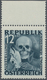 Österreich: 1946, Antifaschistische Austellung "Niemals Vergessen", Die Beiden Unverausgabten Werte - Sonstige & Ohne Zuordnung