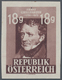 Österreich: 1947, 18 Gr. "Grillparzer", Rastertiefdruck, Breitrandig Ungezähnt, Postfrisch, Unsignie - Sonstige & Ohne Zuordnung