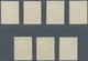 Delcampe - Österreich: 1947, 3 Gr. + 2 Gr. "Frühjahrsmesse", Sieben Verschiedene Farbproben, Linienzähnung 14½, - Sonstige & Ohne Zuordnung