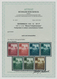 Delcampe - Österreich: 1947, 3 Gr. + 2 Gr. "Frühjahrsmesse", Sieben Verschiedene Farbproben, Linienzähnung 14½, - Sonstige & Ohne Zuordnung
