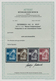 Delcampe - Österreich: 1947, 8 Gr. + 2 Gr. "Frühjahrsmesse", Vier Farbproben In Violettbraun, Gelblichbraun, St - Sonstige & Ohne Zuordnung