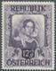 Delcampe - Österreich: 1947, 12 Gr. + 8 Gr. "Kunstausstellung", 18 Verschiedene Farbproben In Linienzähnung 14½ - Other & Unclassified