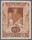 Delcampe - Österreich: 1947, 18 Gr. + 12 Gr. "Kunstausstellung", 22 Verschiedene Farbproben In Linienzähnung 14 - Sonstige & Ohne Zuordnung