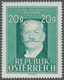 Österreich: 1948, 20 Gr. "Carl Michael Ziehrer", Vier Farbproben In Verschiedenen Grüntönen, Auf Ung - Sonstige & Ohne Zuordnung