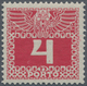 Österreich - Portomarken: 1909, 1 H. Bis 100 H., Dünnes, Fast Durchsichtiges Papier, Komplette Serie - Postage Due