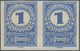 Österreich - Portomarken: 1920/1921, Ziffern, 1 Kr. Bis 20 Kr., Neun Werte In Ungezähnten Waagerecht - Postage Due