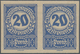 Delcampe - Österreich - Portomarken: 1920/1921, Ziffern, 1 Kr. Bis 20 Kr., Neun Werte In Ungezähnten Waagerecht - Portomarken