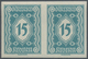 Delcampe - Österreich - Portomarken: 1922, Ziffern, Komplette Serie Von 15 Werten In Ungezähnten Waagerechten P - Postage Due