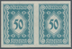 Delcampe - Österreich - Portomarken: 1922, Ziffern, Komplette Serie Von 15 Werten In Ungezähnten Waagerechten P - Portomarken