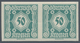 Delcampe - Österreich - Portomarken: 1922, Ziffern, Komplette Serie Von 15 Werten In Ungezähnten Waagerechten P - Portomarken