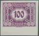 Österreich - Portomarken: 1922/1924, 100 Kr. Bis 6000 Kr., Komplette Serie Von 14 Werten UNGEZÄHNT, - Postage Due