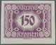 Österreich - Portomarken: 1922/1924, 100 Kr. Bis 6000 Kr., Komplette Serie Von 14 Werten UNGEZÄHNT, - Strafport