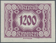 Delcampe - Österreich - Portomarken: 1922/1924, 100 Kr. Bis 6000 Kr., Komplette Serie Von 14 Werten UNGEZÄHNT, - Portomarken
