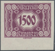 Delcampe - Österreich - Portomarken: 1922/1924, 100 Kr. Bis 6000 Kr., Komplette Serie Von 14 Werten UNGEZÄHNT, - Portomarken