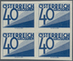 Delcampe - Österreich - Portomarken: 1925, Ziffern 1 Gr. Bis 60 Gr., 13 Werte Je In Ungezähnten 4er-Blocks, Pos - Postage Due